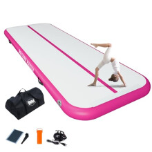 BEYOND MARINA Air Gymnastics Tumble Track 4 inches Thickness Inflatable Tumbling 10ft13ft16ft Air Mats for Home Use TrainingCheerleadingYogaWater wi