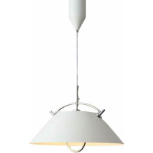 Modern Pendant Light, White Dome LED Ceiling Lamp, Adjustable Nordic Design for Dining Room