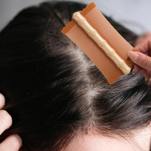 3pcs Double Sided Lice and Dandruff Comb Set with DualSided Teeth Ergonomic Grip MultiColor 2
