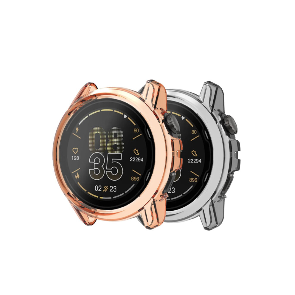 Tpu Smartwatch Case For Coros Apex 4 46Mm, Impact Absorption And Scratch Resistant Cover, 2 Pack 9113335723832