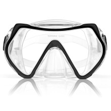 AOOSA Snorkel Mask Men Women Tempered Glass Diving Mask Fog Proof and Leak Proof Floating Goggles 180 Panoramic View Diving Mask with Nose Cover fo