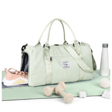 HYC00 Gym Bag Womens Mens Sports Duffle Bag with Shoes Compartment Wet PocketWeekend Overnight Bags for Women Large Travel Duffel Bag Carry on Bag
