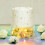 (L)Round Clear Acrylic Fillable Cake Stand, Cake Pillar Stand, Wedding Cake Decorations Display Board 4