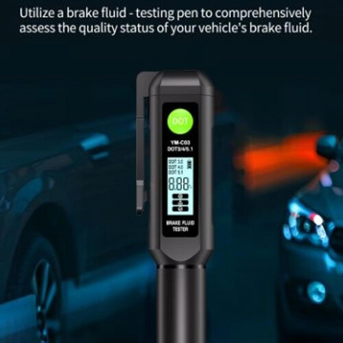 Brake Fluid Tester Digital Car Diagnostic Tool Black Test Pen 1