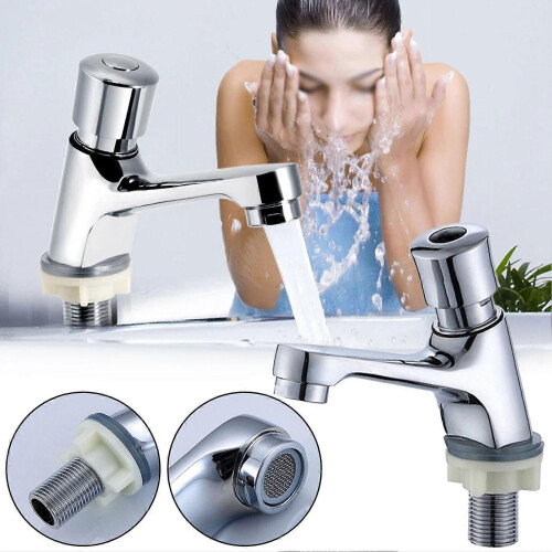 Time Delay Faucet Handsfree Water-saving Faucet with Delay for Home Kitchen 1