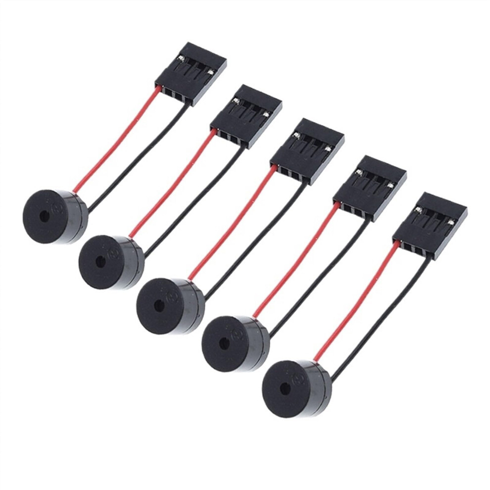 5Pcs Pc Motherboard Buzzer Mini Case Speaker With Clear Audible Alerts For Bios Warning Alarm 9053599125570