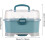 Baby Bottle Storage Organizer  DustProof Portable Removable Drying Rack Large Capacity Blue 4