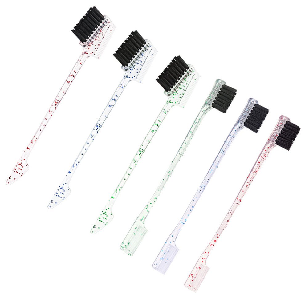Iplusmile 12Pcs Small Eyebrow Comb And Hairline Brushes Abs For Makeup Use