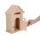 Khaki Wooden Wall-Mount Mailbox Security Drop Box 4