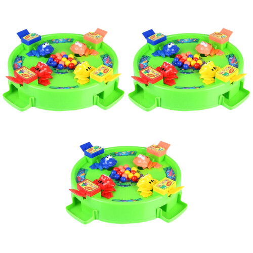 3Pcs Hungry Frogs Board Game Assorted Play Toy 2