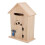 Khaki Wooden Wall-Mount Mailbox Security Drop Box 10