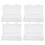 4Pcs Transparent Battery Case Organizer for Storage and Protection 4