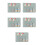 5Pcs Multi Id Card Holder Car Essential Driver License Sleeve 5