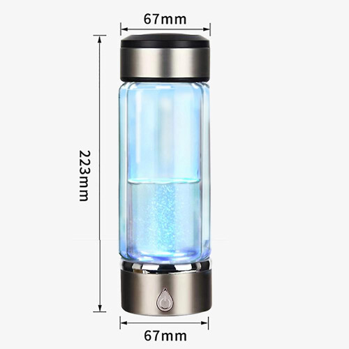 (Glod)Hydropures Hydrogen Water Bottle Body Weight Control Safe Hydrogen Kettle for Exercising 1