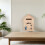 Khaki Wooden Wall-Mount Mailbox Security Drop Box 5