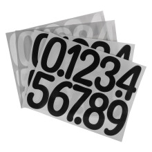 20Sheets Outdoor Vinyl Number Stickers Adhesive for Mailbox Trash Can