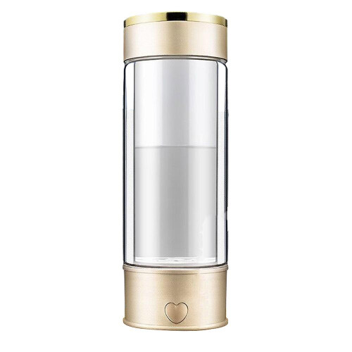 (Glod)Hydropures Hydrogen Water Bottle Body Weight Control Safe Hydrogen Kettle for Exercising
