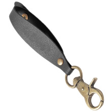 Firefighter Glove Strap with Belt Clip, HeavyDuty Leather Work Glove Holder, Quick Release Snap