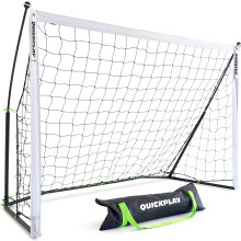 QUICKPLAY KICKSTER 6x4ft Youth Football Goal – Quick Setup Portable Football Net for Kids Target Training official size goal for 3v3 Quick Setup G