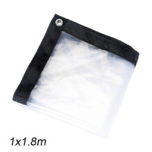 (1x1.8m Soft Glass) Transparent Rain Canopys Thickened PE Succulents Insulation Anti Freezing Anti Birds Balcony Window Windshield Canopys