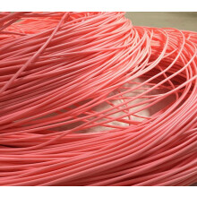 Synthetic Rattan Material for Weaving, 500G Round Plastic Rattan in Pink for Furniture Repair and Storage Baskets