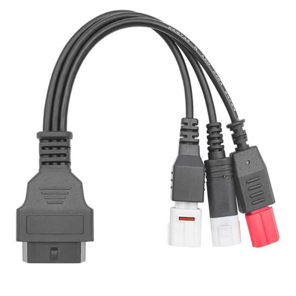 Obd2 Motorcycle Diagnostic Adapter 3Pin 4Pin 6Pin To 16Pin For Yamaha Honda Euro5 Broad Compatibility 9053599125785
