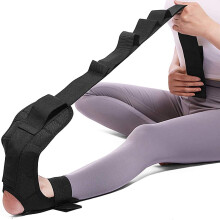 Yoga Stretching StrapAnkle Ligament Stretcher Belt with Loops Ligament Stretch Band Fitness leg stretcher for Plantar FasciitisFoot Stretch Assist f