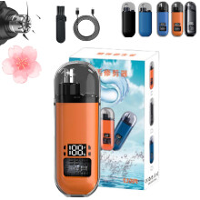 Nose Hair Trimmer for Men USB Rechargeable Ear and Nose Hair Clipper Painless 360 Blades IPX6 Waterproof Orange