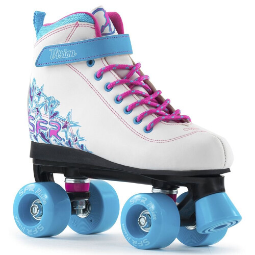 SFR Vision II Roller Quad Skate WhiteBlue UK11EU29