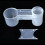 Bird Water Feeder SplashProof Double Port Automatic Poultry Drinker Cup for Parrots and Chickens 5