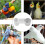 Bird Water Feeder SplashProof Double Port Automatic Poultry Drinker Cup for Parrots and Chickens 3