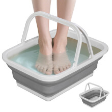 Pool Foot Bath Foldable Portable Foot Basin for PreSwim Hygiene and Outdoor Patio Use