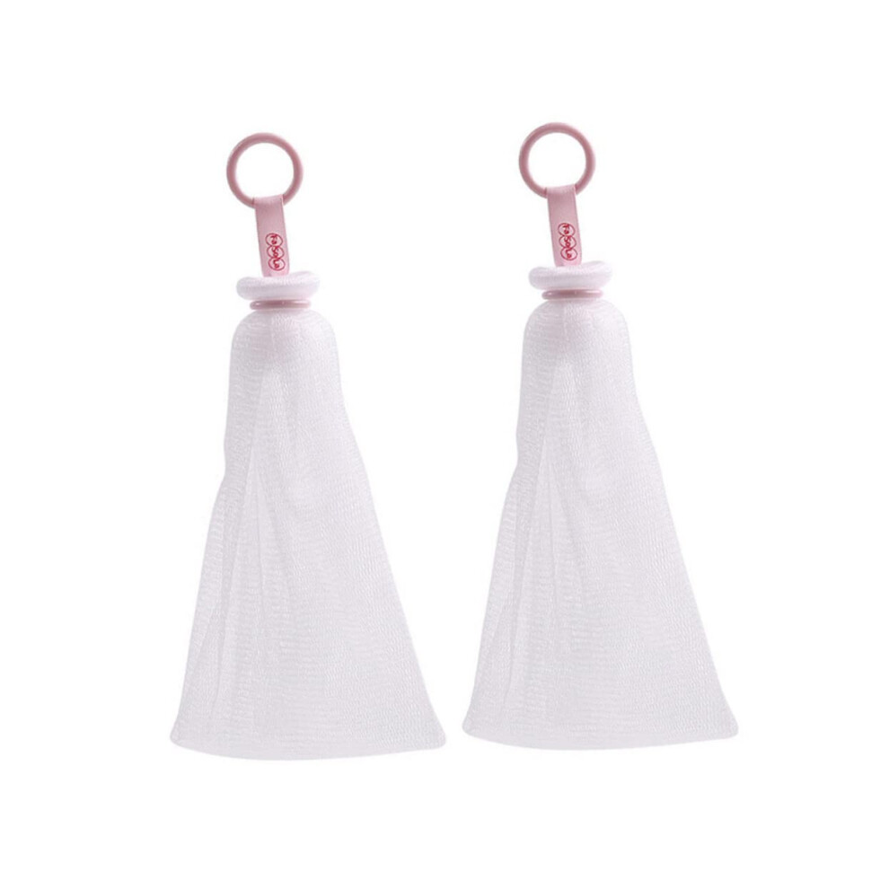 Facial Foaming Net 2Pcs for Rich Creamy Lather and Gentle Face Cleansing Daily Skincare