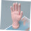 Nail Practice Hand with Flexible Bendable Fingers and Insertable Tips for Manicure Training 5