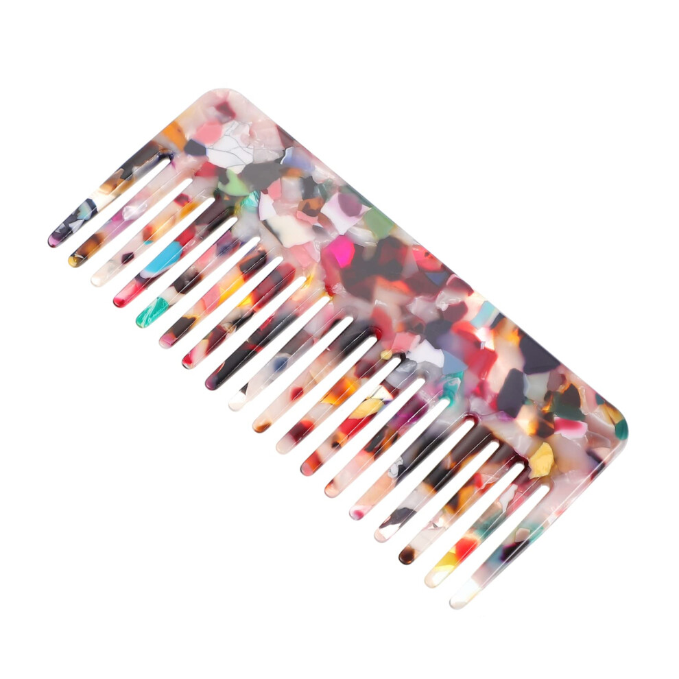 Unisex 2Pcs Wide Tooth Comb For Curly Hair, Gentle Detangling Wet And Dry, Reduced Static