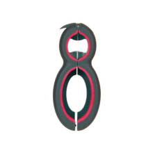 Jar Opener 6 in 1 Multifunction Kitchen Lid and Bottle Opener with Ergonomic Soft Grip