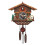 Handcrafted Black Forest Cuckoo Clock with Eagle Design, Solid Wood, Light Sensor, Adjustable Chime 1
