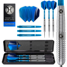 Harrows GENESIS Tungsten Steel Tip Darts 21g 22g 23g 24g 25g 26g High Traction Grip Supergrip Shafts Marathon Flights 26g