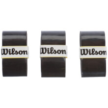 Wilson Unisex Pro Comfort Tennis Racket Overgrip Black Pack of 3 UK