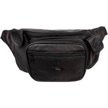 Woodland Leathers Genuine Leather Bum Bag Waterproof Belt Bag and Bumbags for Women and Men Waist Bag as Travel Holiday Money Belt Dog Walking Fashi