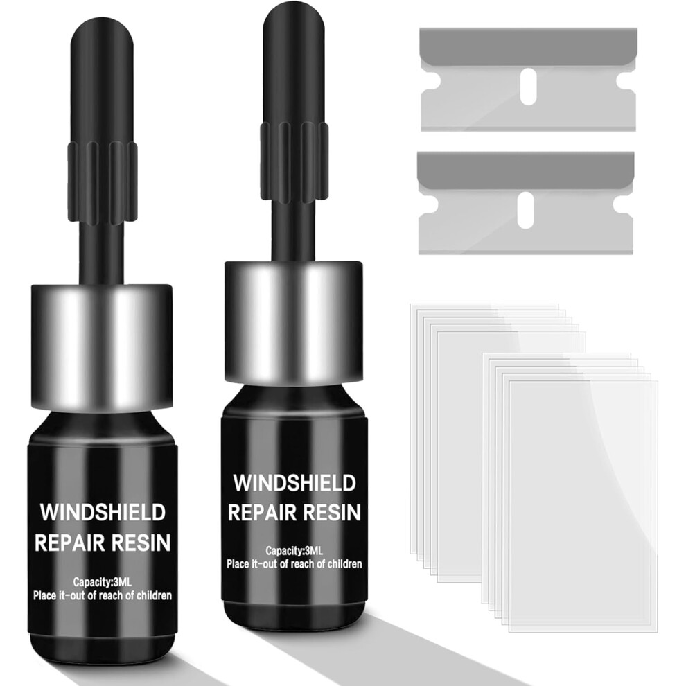 Windshield Kit For Cracks And Chips, Quick Glass Fix With Longlasting Protection, 2 Pack 9113335725102