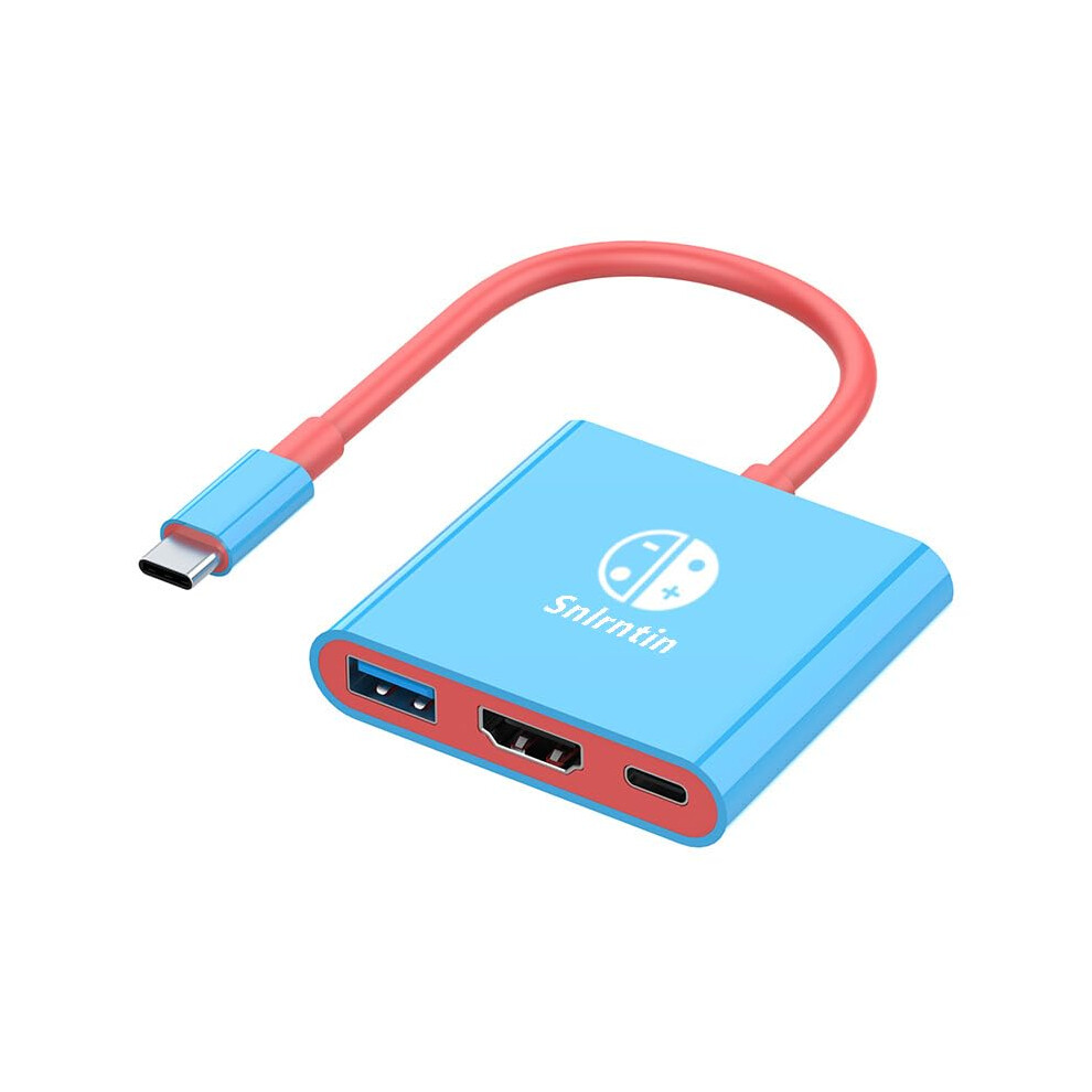 Usb C Hub Dock With 4K Hdmi, Pd 100W Charging And Usb 3.0 For Nintendo Switch And Macbook Pro 9053599126669
