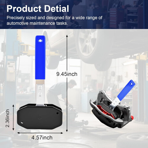 Brake Caliper Tool with 360 Adjustable Handle, Universal Brake Piston Compressor for Pad Replacement 1