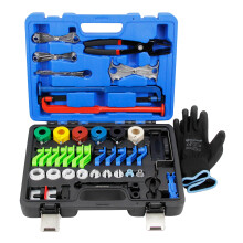 45pcs Fuel Line Disconnect Tool Set, MultiSize Automotive AC and Transmission Quick Disconnect Kit