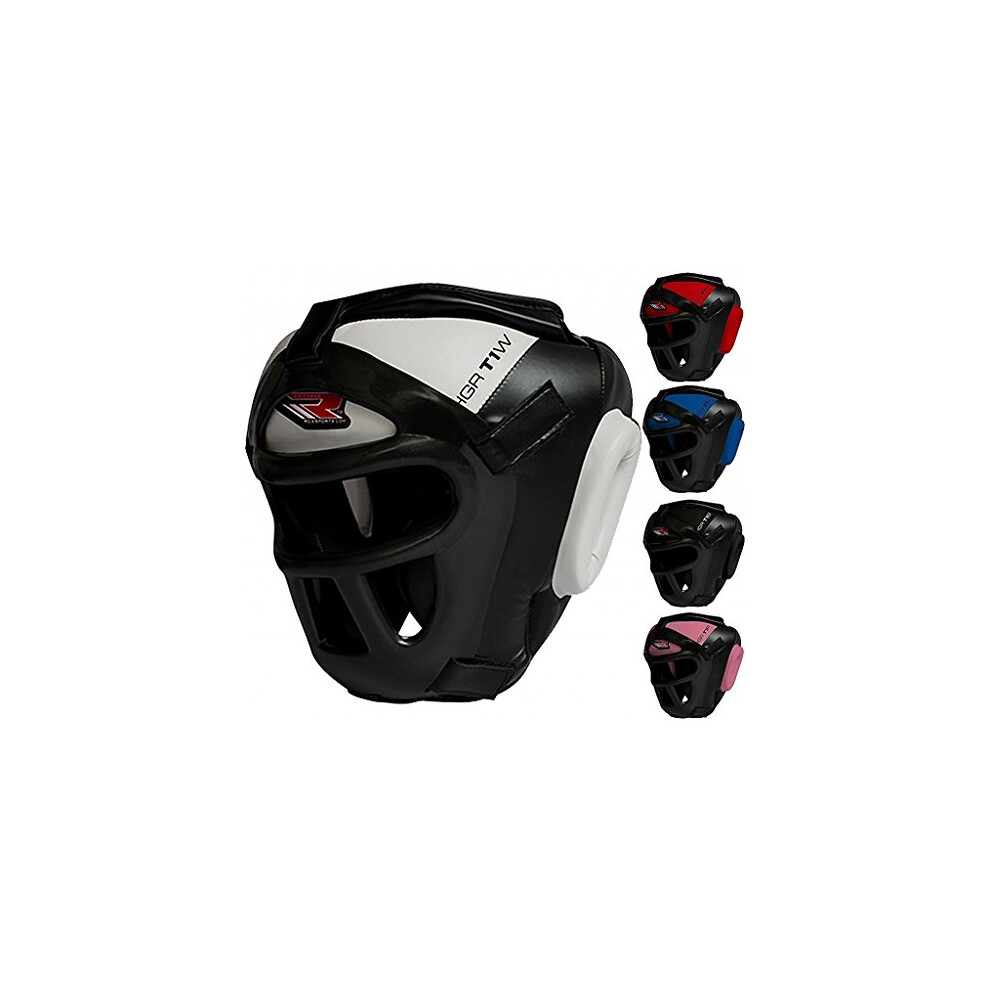 Photos - Martial Arts Protective Gear RDX HGRT1WL Headgear Fighting Head Guard Sparring Helmet BiancoL 
