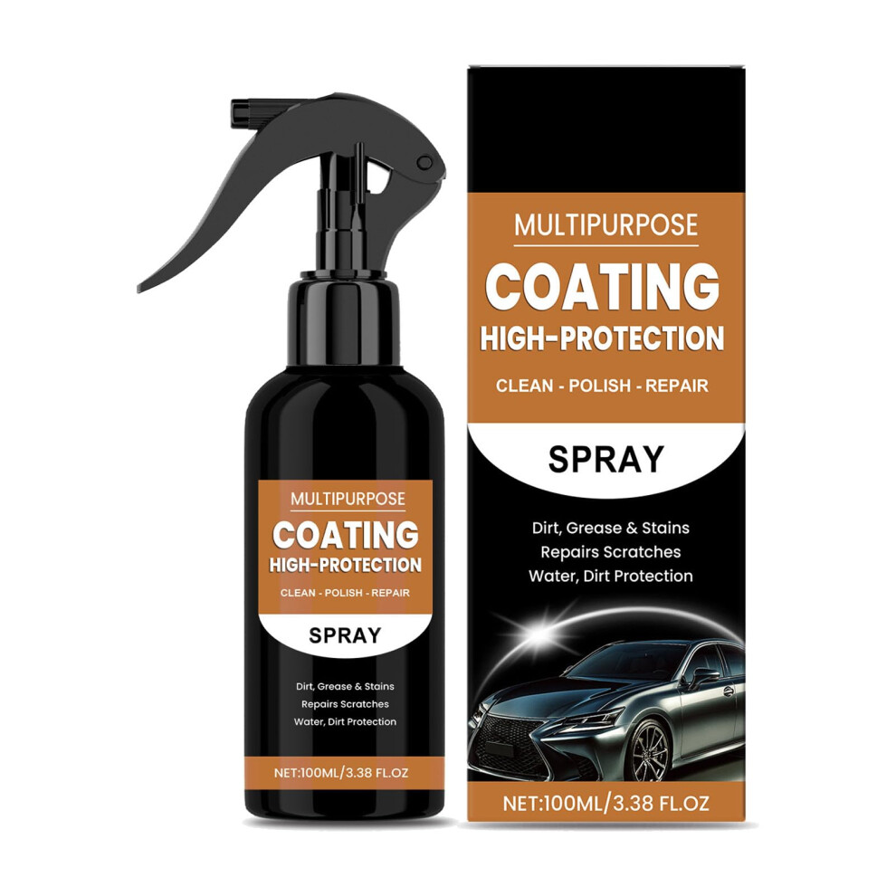 Car Scratch Spray With Longlasting Nano Coating, Waterless Wash And Shine Wax (1Pcs) 9053599126706