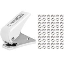 CyeeLifeDart Flights Punch100Spring RingsDart Accessories puncher kit for Plastic shafts