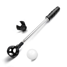 Golf Ball Retriever 9 ft Stainless Telescopic Golf Ball Retriever for Water with Golf Ball Grabber for Putter Golf Accessories Gifts for Golfer Leng