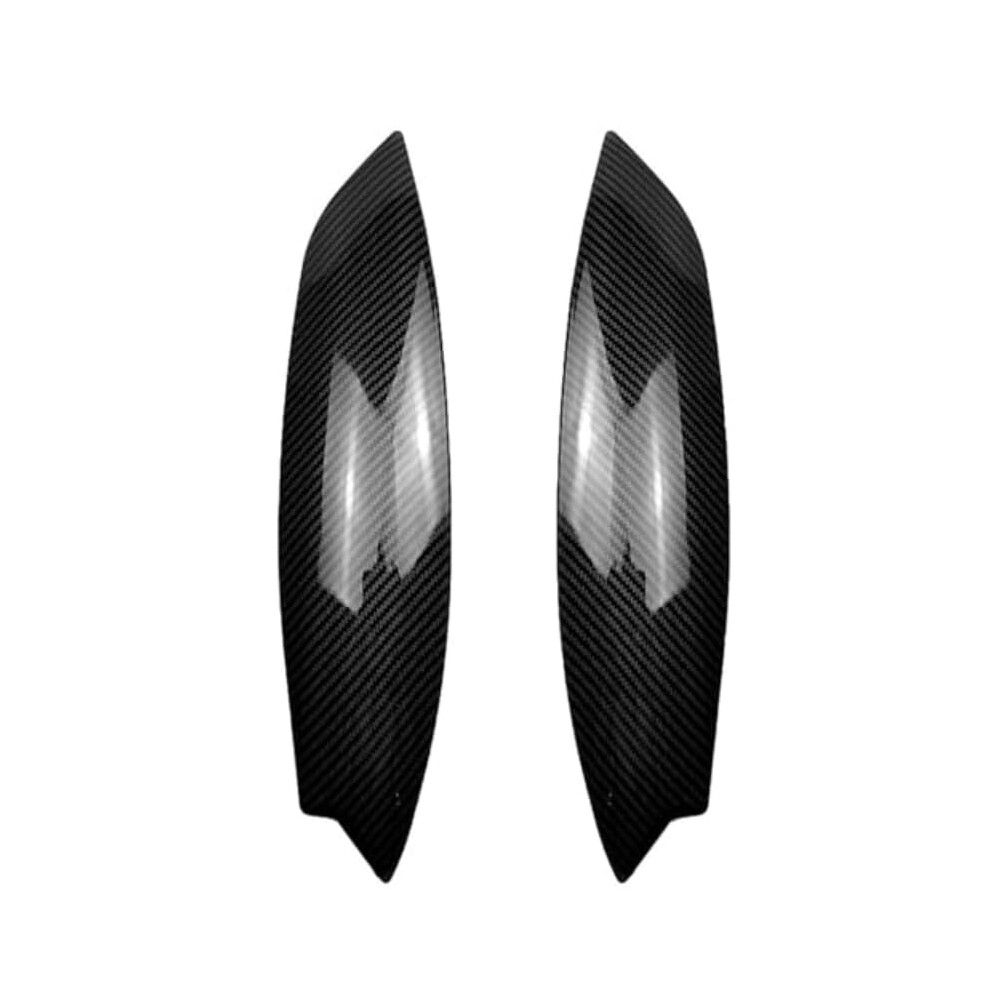 2Pcs Car Headlight Eyebrow Eyelid Cover Trim For Golf 5 R32 Mk5 20052007, Scratchresistant Abs 9070919952777