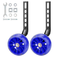 FORTOP Bike Training Wheels Pair of Heavy Duty Rear with Stabilizers Mounted Kit for Kids Boy Girls Bikes of Single Speed Bicycle with 12 14 16 18 2